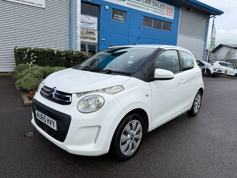 White 2015 Citroen C1 1.0 VTi Feel Hatchback 5dr Petrol Manual Euro 6 68 ps in Shrewsbury